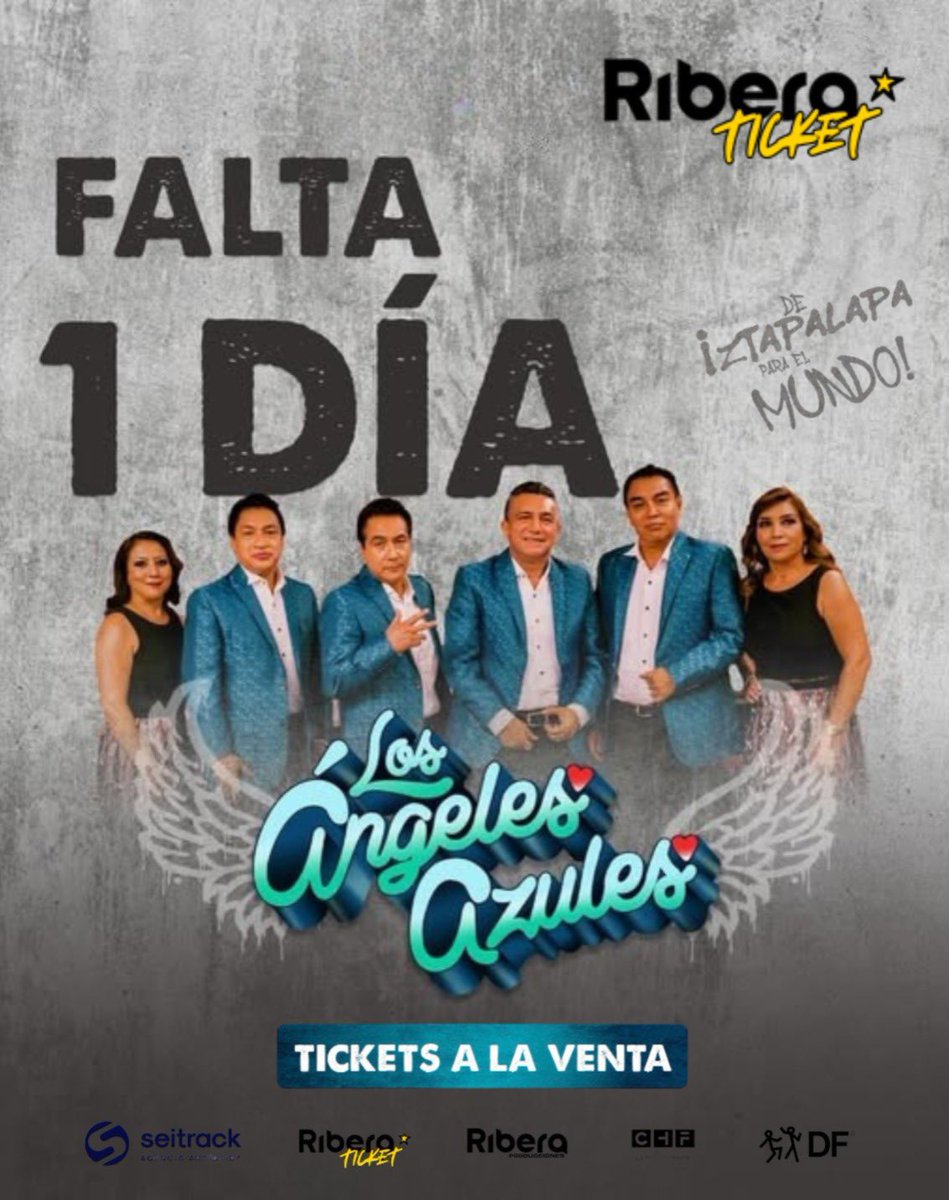 ¡La cuenta regresiva casi llega a su fin! En pocas horas, Corrientes se llenará de cumbia con Los Ángeles Azules 🎤🔥

🎟️ Últimas entradas disponibles:
👉riberaproducciones.com/tickets/eventL…
📍 Pellegrini esquina San Lorenzo (09:00 a 21:00 hs de corrido) 

📱 𝑾𝒉𝒂𝒕𝒔𝑨𝒑𝒑: 3794-157177