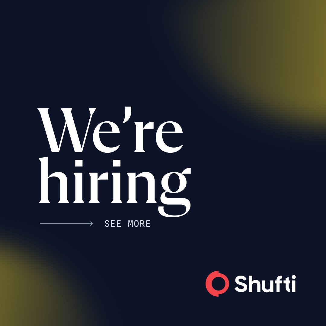 We're Hiring!

Shufti is on the lookout for a driven Sales Executive (U.S.) to join our growing team. If you're passionate about sales and ready to make an impact in a fast-paced, innovative environment — we want to hear from you!

📌Role: Sales Executive
 🌎Location: Remote