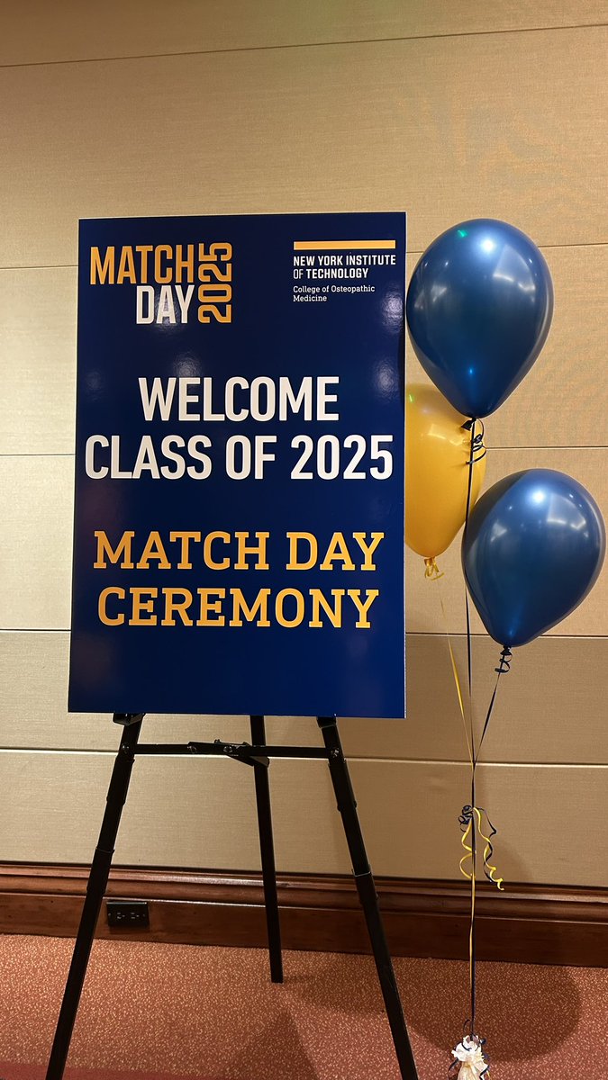 NYITCOMDO's tweet photo. HAPPY MATCH DAY! Good luck everyone!
Celebrate with us and share your photos. Tag your posts with #nyitcom or #nyitcomAR, and #Match2025
@AOAforDOs https://t.co/EhDBaUOv2A