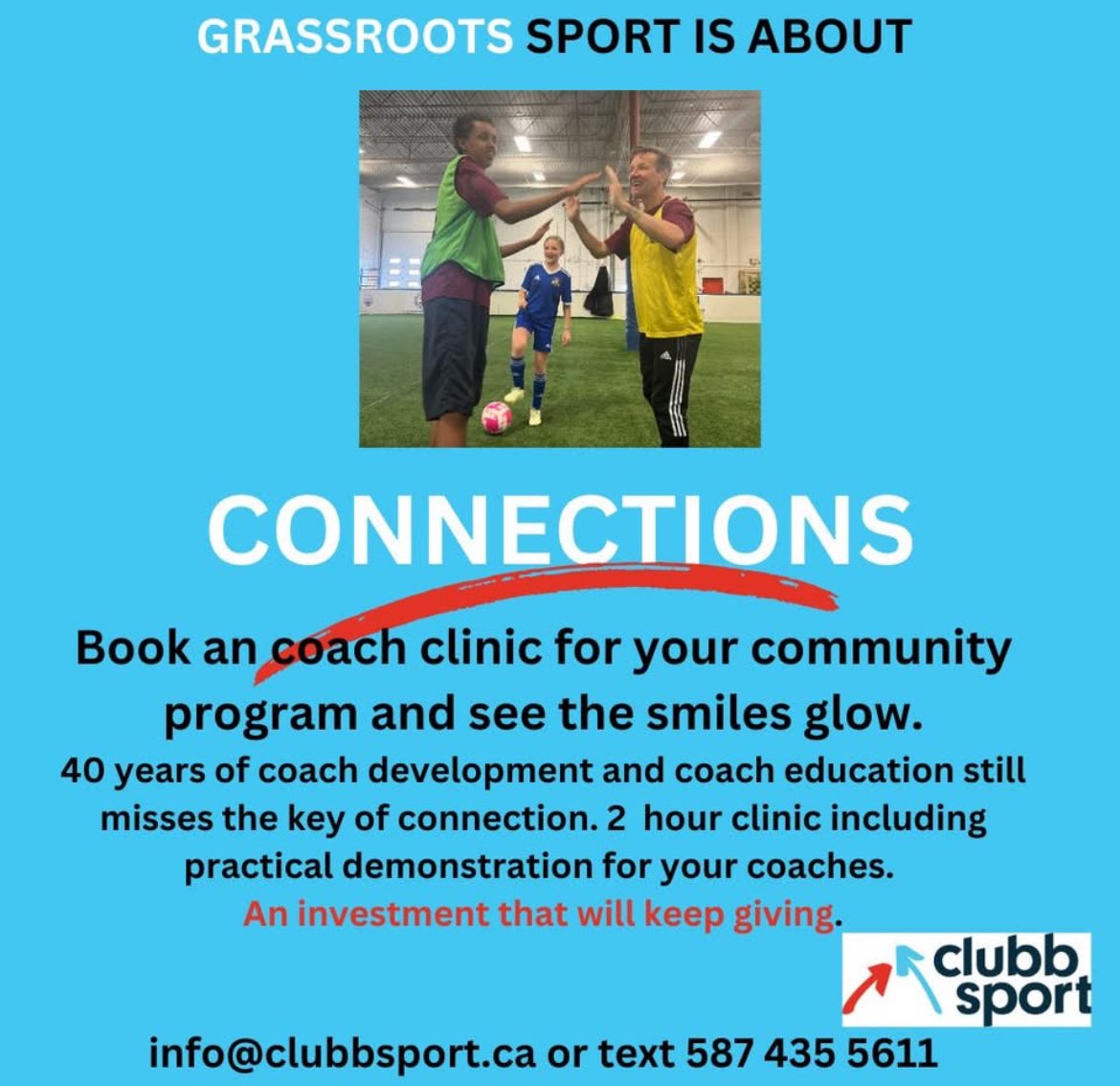 Invest in your community coaches and watch your programs glow.