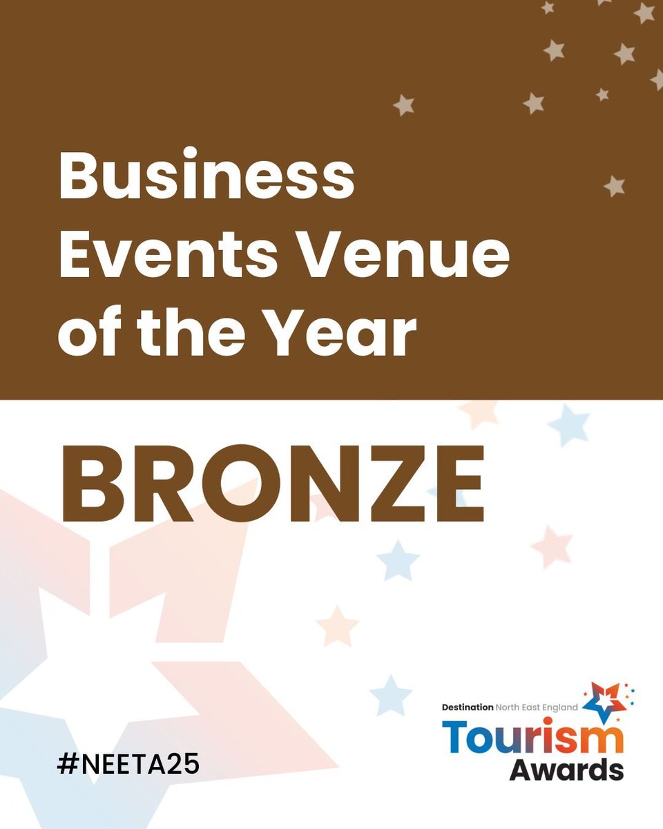 VCDBusiness's tweet image. Congratulations to VCD Partner @EventDurham on their Bronze award in the Business Events Venue of the Year category at last night's North East England Tourism Awards.
#NEETA25 #EnglishTourismWeek25
@durham_uni @DestinationNEE @VisitEnglandBiz