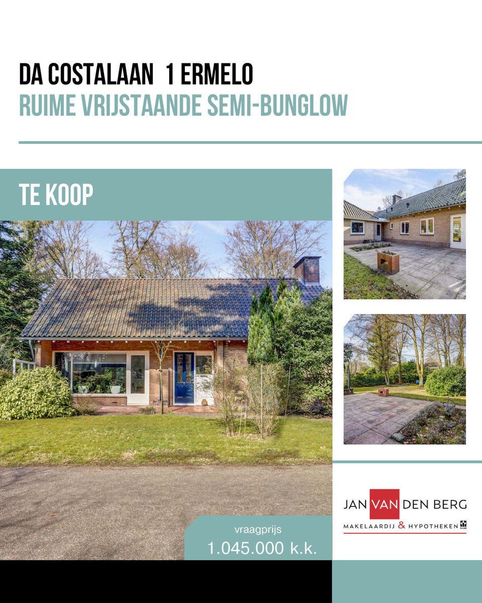 jvdbergmakelaar's tweet photo. Nieuw in #verkoop! Welkom in deze ruime vrijstaande semi-bungalow, gelegen in de dichterswijk van #Ermelo. Met aangebouwde garage en veelzijdige hobbyruimte en ruime tuin biedt deze woning alles wat je nodig hebt om comfortabel te wonen! https://t.co/lDqlG9q6ii Kom en kijk! https://t.co/846ikWM70s