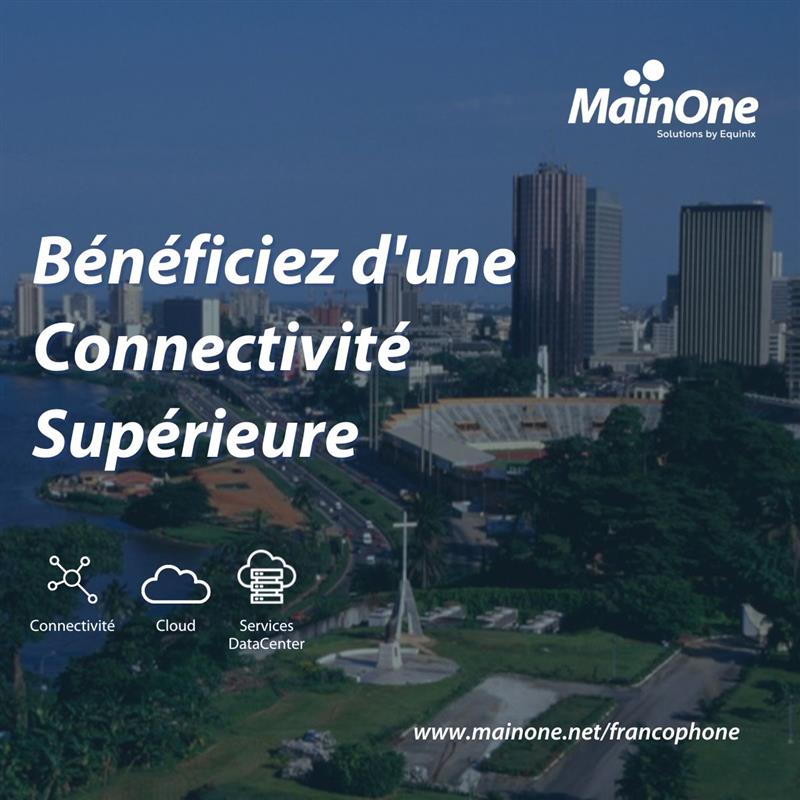 MainOne, Solutions by Equinix (@mainoneservice) on Twitter photo MainOne élève vos opérations avec des solutions avancées de datacenter, cloud et connectivité. Que vous soyez une startup ou une entreprise, nous offrons des services évolutifs adaptés à vos besoins. Contactez-nous : +225 25 21 01 88 71 ou info@mainone.net. MainOne élève vos opérations avec des solutions avancées de datacenter, cloud et connectivité. Que vous soyez une startup ou une entreprise, nous offrons des services évolutifs adaptés à vos besoins. Contactez-nous : +225 25 21 01 88 71 ou info@mainone.net.