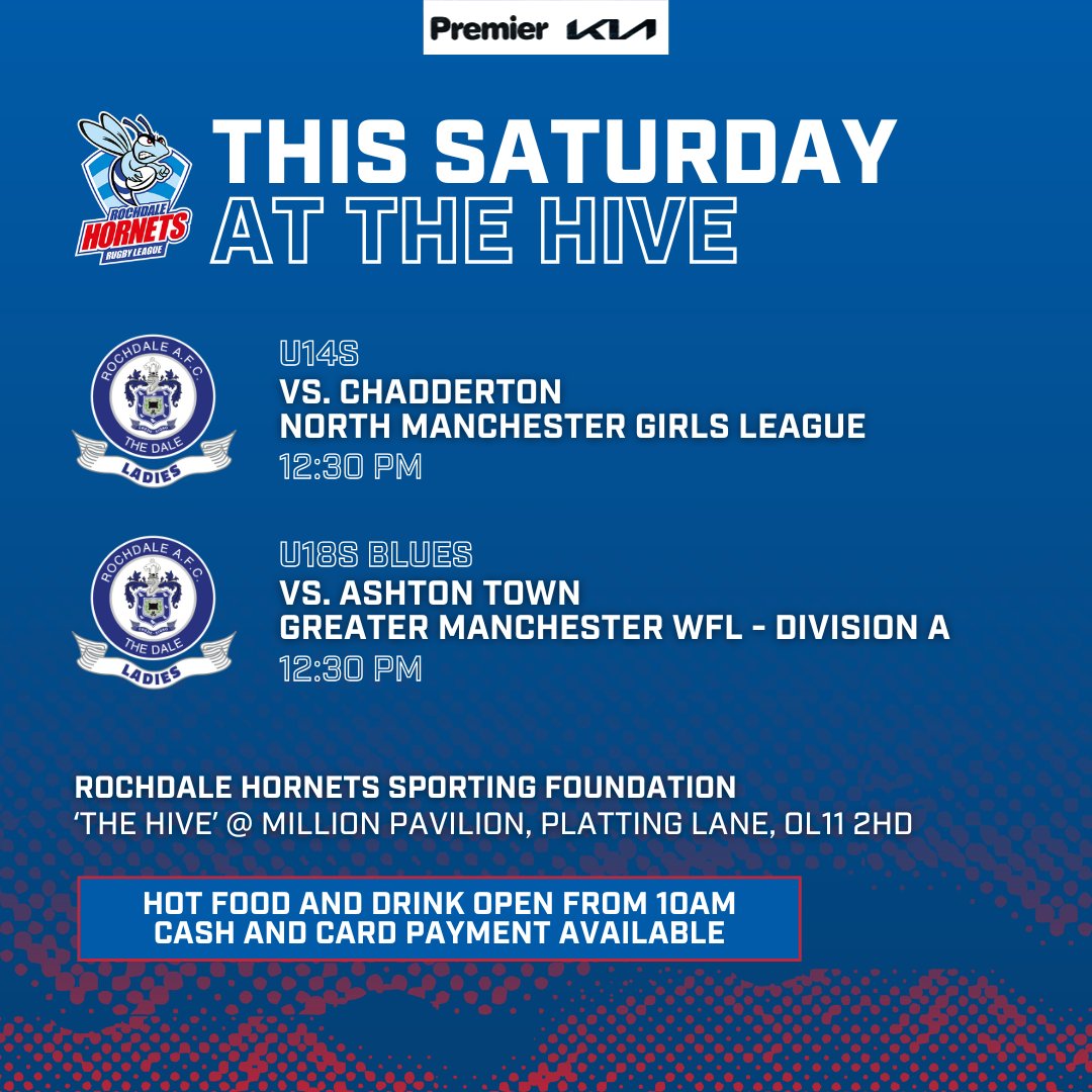 Coming up at 'The Hive' this weekend! 🙌⚽

<a href="/officiallydale/">Rochdale AFC</a>