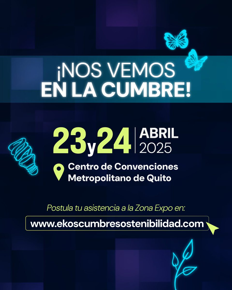 ¡Pasemos de las palabras a la acción! En la Cumbre de Sostenibilidad ESG 2025, pondremos los temas clave sobre la mesa para impulsar una agenda que promueva un desarrollo responsable, inclusivo y sostenible, sin dejar a nadie atrás.
📷 Regístrate  hubs.li/Q03cQXRZ0