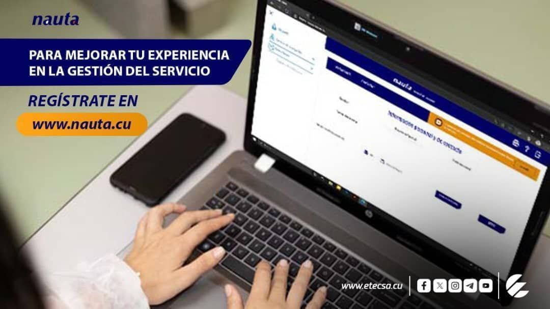 Simplifica tu vida digital con el portal de usuario nauta. 🔐🌐
Regístrate  creando una cuenta y contraseña única. 
📱 Validamos tu número de móvil personal o correo nauta. ✅  Aseguramos que coincida con tu Carné de Identidad.
Descubre el nuevo portal nauta.cu !
