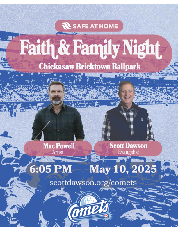 Mac Powell (@macpowell) on Twitter photo Get ready for Faith & Family Night with the <a href="/OKC_comets/">Oklahoma City Comets</a> on Saturday, May 10! Get your tickets now and we’ll see ya soon! 🙌 scottdawson.org/comets Get ready for Faith & Family Night with the <a href="/OKC_comets/">Oklahoma City Comets</a> on Saturday, May 10! Get your tickets now and we’ll see ya soon! 🙌 scottdawson.org/comets