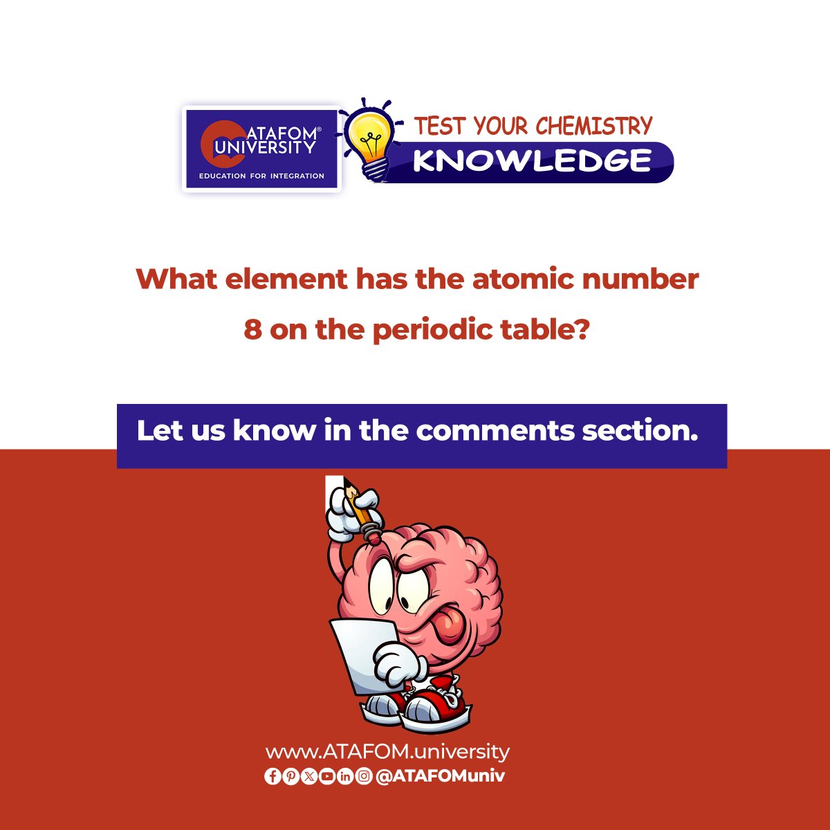 ATAFOMUni's tweet image. Can you crack this chemistry challenge? Drop your answers below and show off your science skills!

#ChemistryQuiz #TestYourKnowledge #ScienceFun #ATAFOMUniversity #BrainChallenge