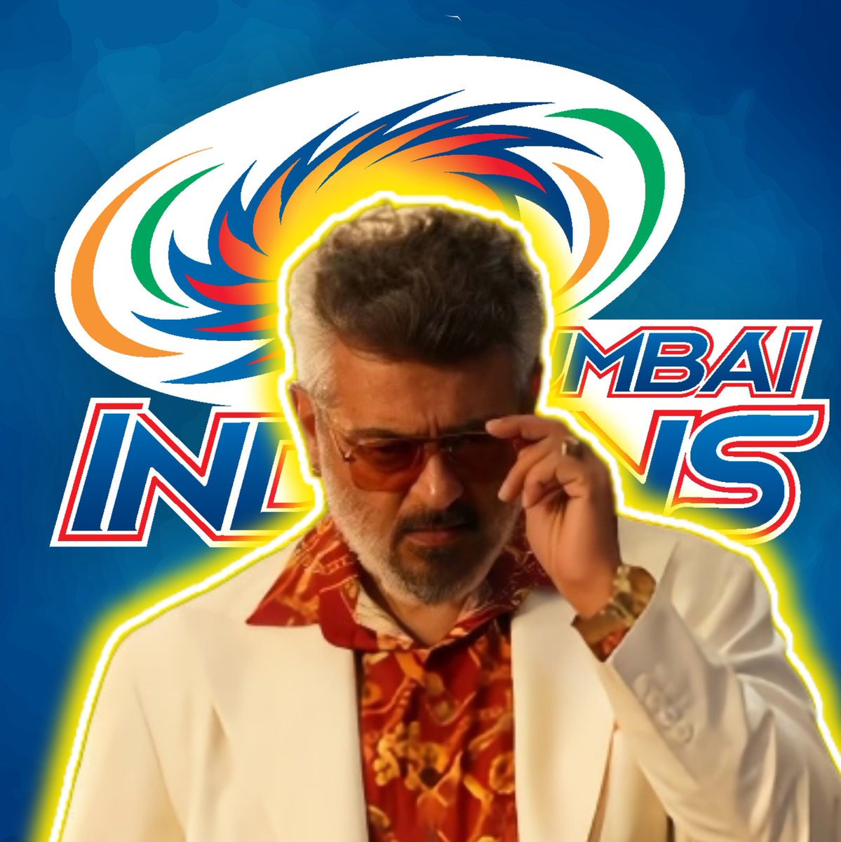 itx_zameeroffl's tweet image. #Mumbaiindians Dp for #AjithKumar fans ✅