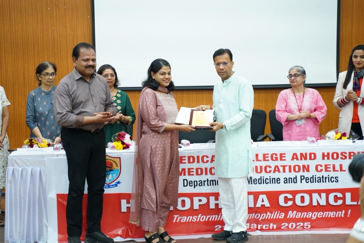 Attended the Hemophilia Awareness Program and Continuing Medical Education session on Centre Experience from Goa Medical College and AIIMS New Delhi. Organised by the Departments of General Medicine and Pediatrics in collaboration with the Medical Education Cell and Academic