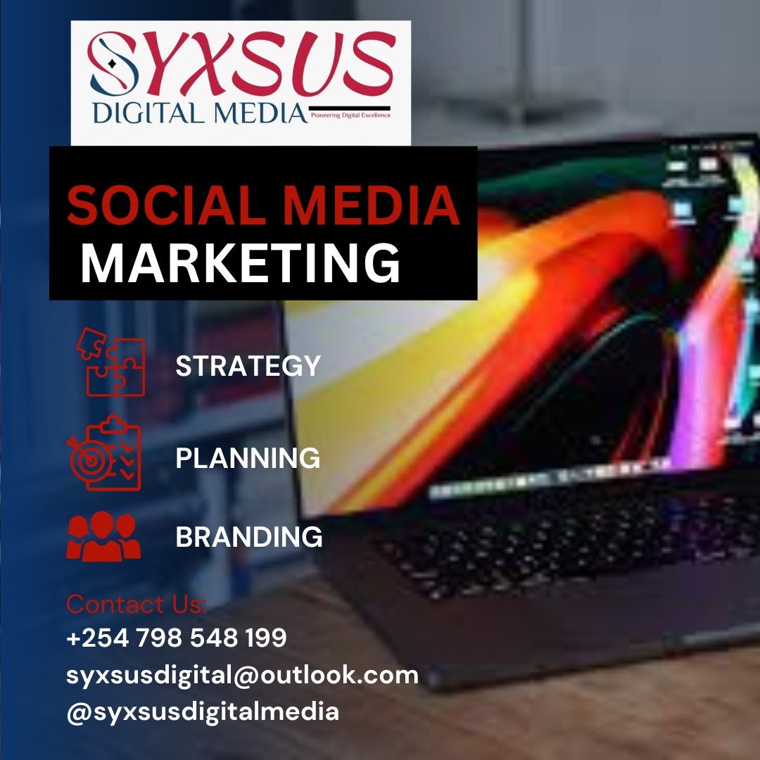 In need of Social Media Marketing?
Think no further because SYXSUX Digital Media got you covered. From Strategy, planning, to branding.

Your Digital Success Starts Here! 

📲 Contact us today: +254 798 548 199
📧 Email: syxsusdigital@outlook.com

#SyxsusDigital