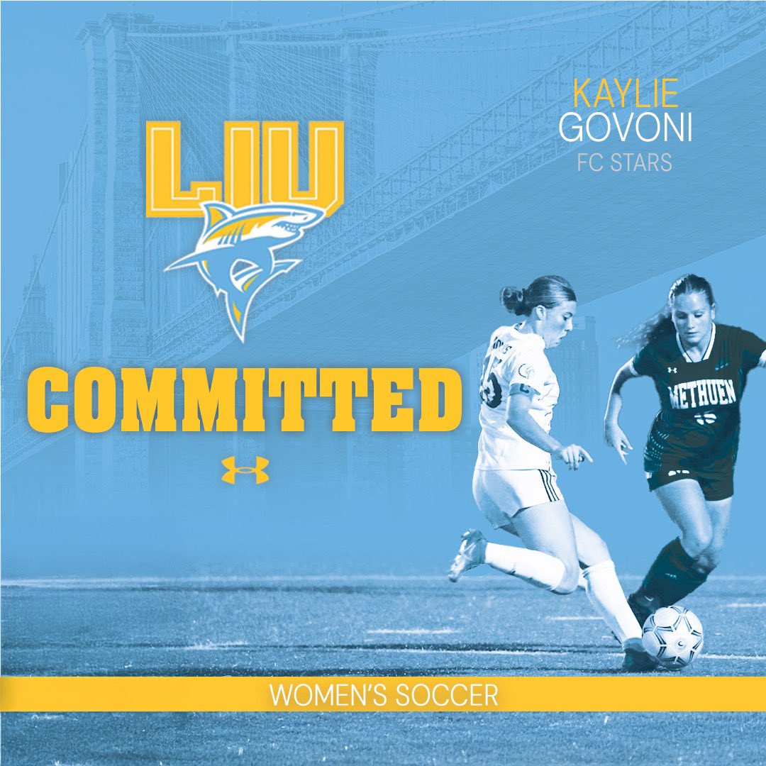 SIGNED | Welcome Kaylie Govoni👏 fins up 🦈

#liuwsoc #liuathletics #longislanduniversity #finsup #nec #NECWSOC #ncaa