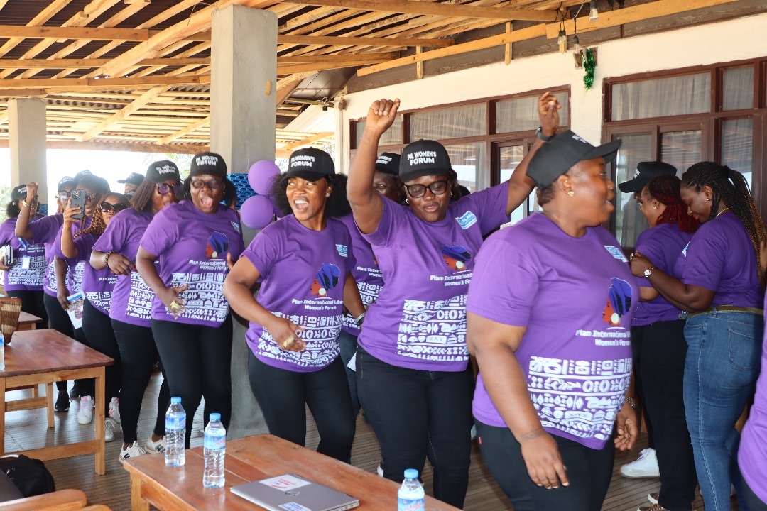 Plan_Liberia's tweet photo. Women of Plan International Liberia, backed by male champions across the organization's central and field  offices, inclusive of Lofa,  Bomi and Nimba, took the day in celebration of Women' s day in grand and  colourful fashion. https://t.co/uQf8Jz1NQU
