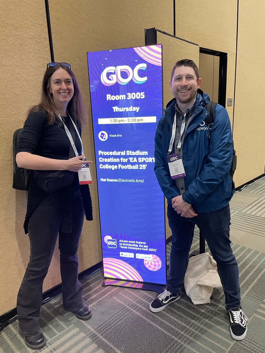 Last day of #GDC2025 !

Enjoying the beautiful weather and great conversations about procedural design before we head to <a href="/wasm_io/">Wasm I/O</a> next week to talk about plugins for games!