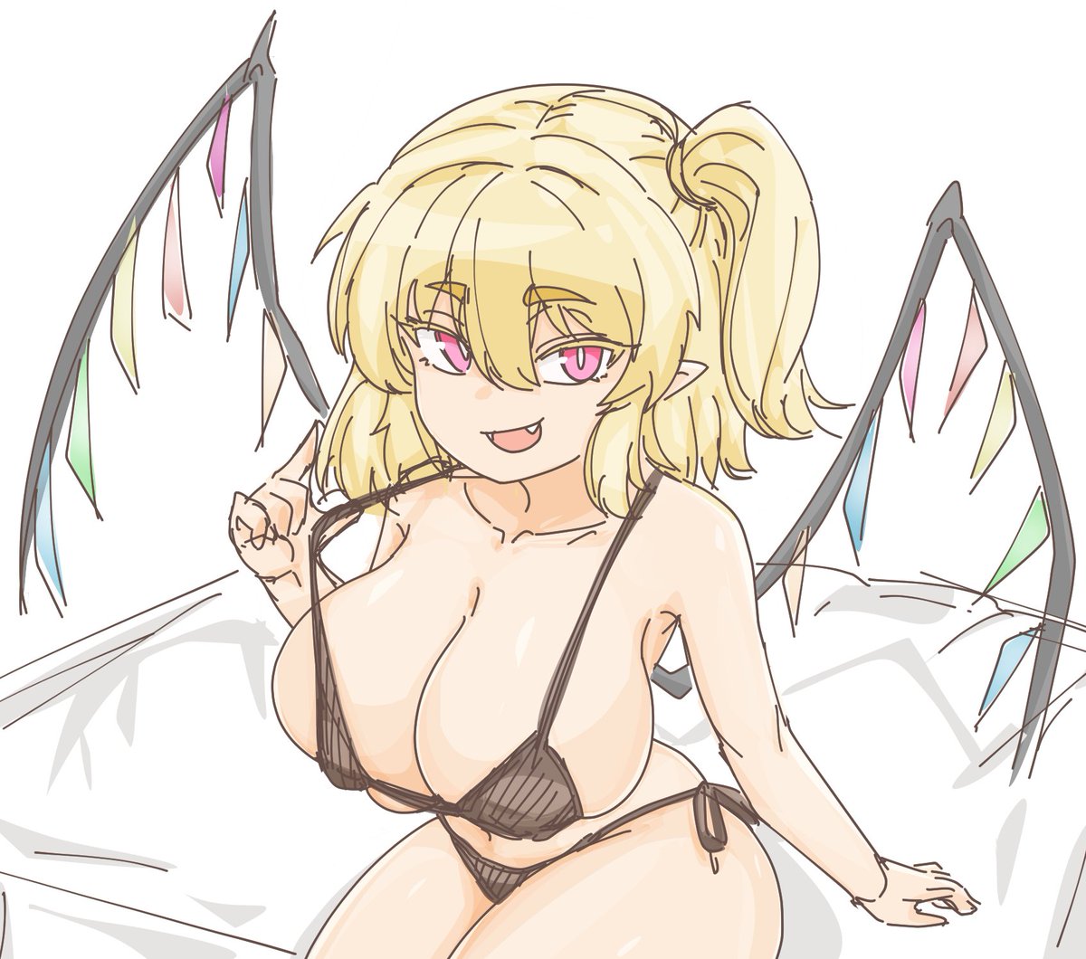 黒ビキニフランちゃん 