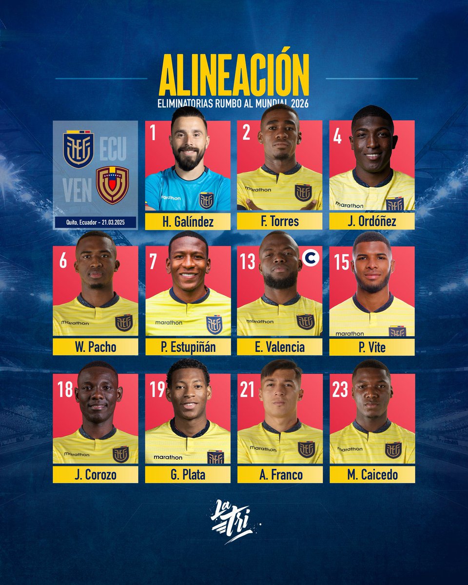 moran_riera's tweet photo. Los 11 de la tri 🔥
#EcuadorVenezuela https://t.co/AkwXSUaIMM
