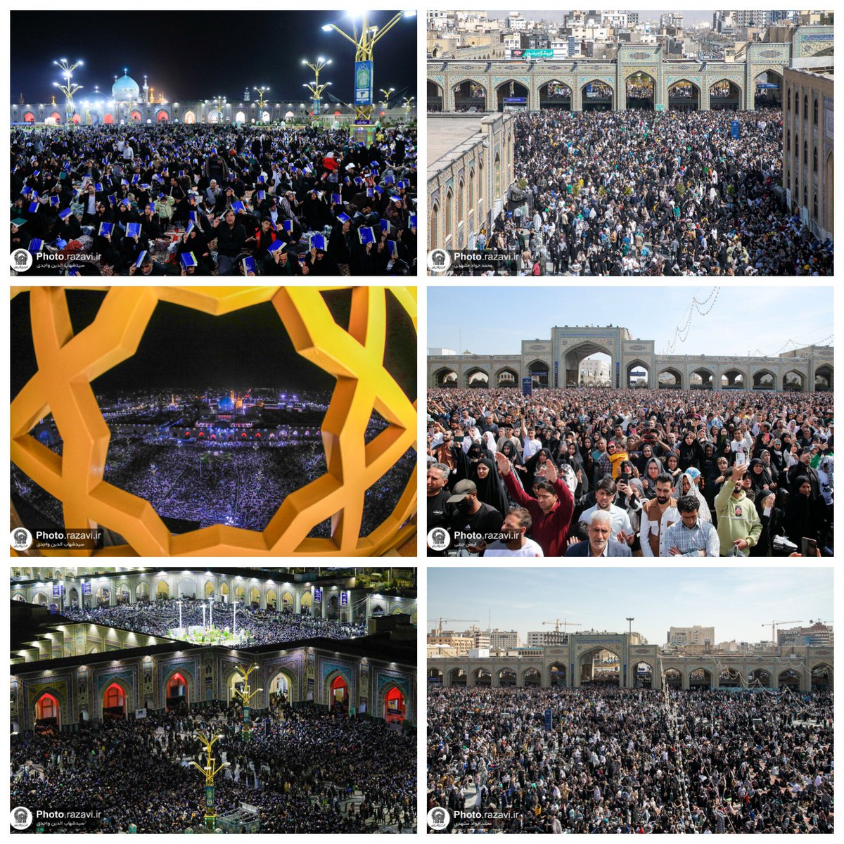 میزبانی آستان قدس رضوی از دو اجتماع میلیونی شب قدر و سال تحویل در کمتر از ۱۲ ساعت، نشان از ایمان راسخ و دینداری عمیق مردم و مدیریت این رویداد بزرگ معنوی توسط خادمان حضرت رضا(ع) دارد.