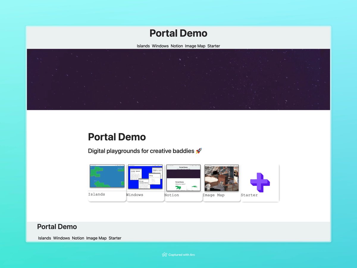 uzzzoma's tweet photo. Customisable interactive website templates for creative baddies. Early WIP #portal https://t.co/0sphhsU7iU