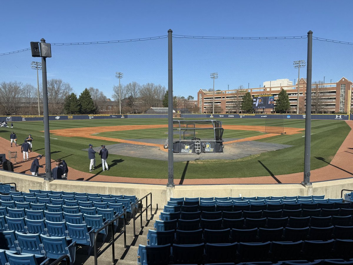 RobertBateman (@robertb_16) on Twitter photo Friday evenings on the diamond!ā¾ļø
<a href="/UNCGBaseball/">UNCG Baseball</a> hosts <a href="/UConnBSB/">UConn Baseball</a> for game one of their weekend series!
The Spartans look to revenge their midweek loss and the Huskies will try to stay hot after upsetting UNC Wednesday.
Iāll have your call on <a href="/espn/">ESPN</a> for a 6pm first pitch. Friday evenings on the diamond!ā¾ļø
<a href="/UNCGBaseball/">UNCG Baseball</a> hosts <a href="/UConnBSB/">UConn Baseball</a> for game one of their weekend series!
The Spartans look to revenge their midweek loss and the Huskies will try to stay hot after upsetting UNC Wednesday.
Iāll have your call on <a href="/espn/">ESPN</a> for a 6pm first pitch.