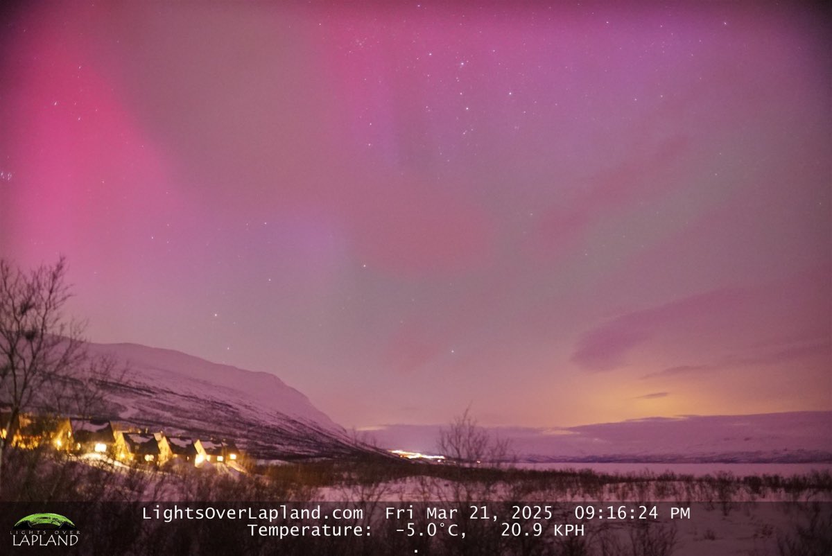 Holly shit, what is happening in Abisko