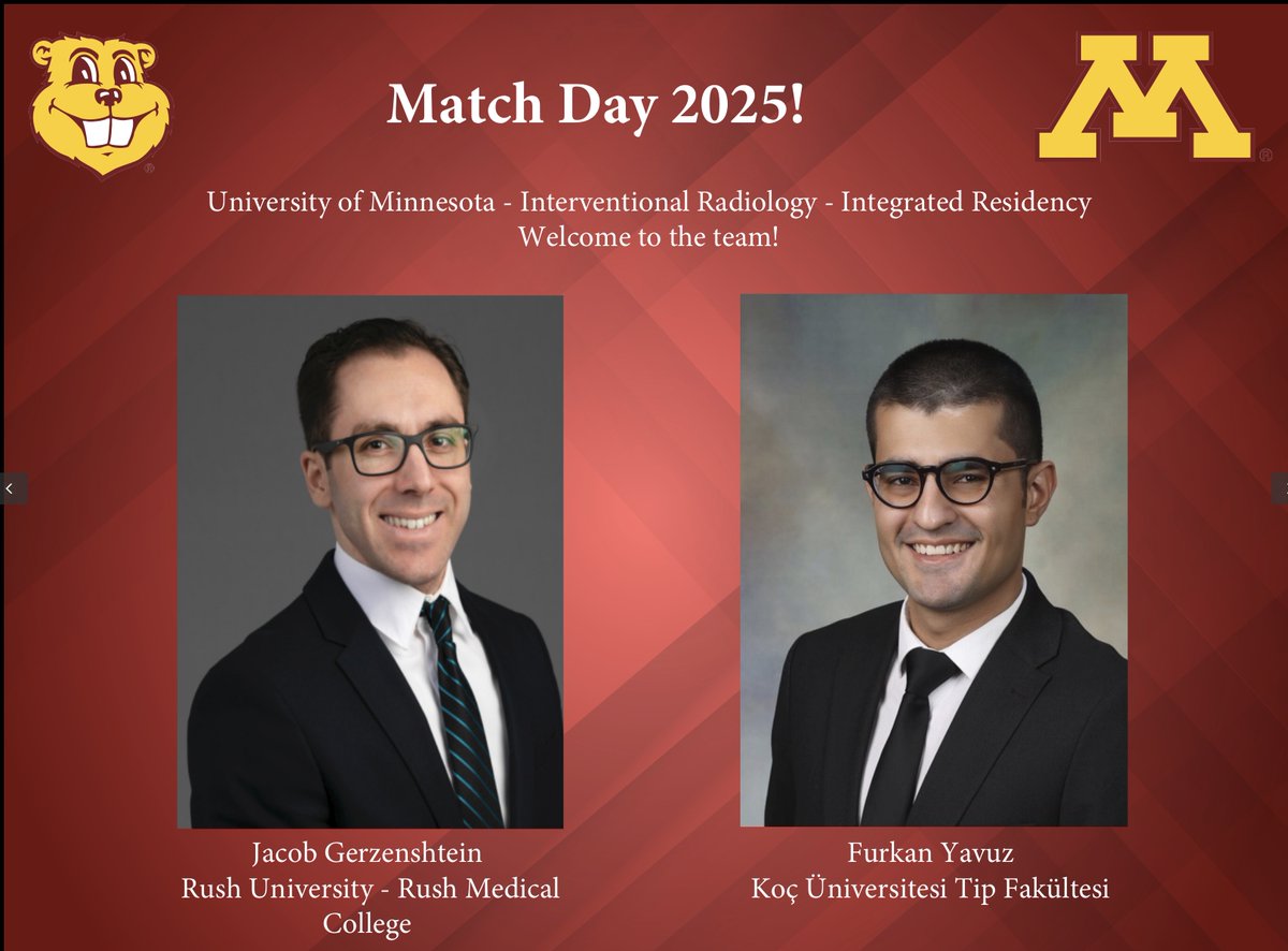 ✨ Introducing the newest members of the team!  ✨

Welcome and congratulations!   #Match2025 #radres

<a href="/UMNGME/">UMN GME</a>  <a href="/HennepinHC/">Hennepin Healthcare</a>