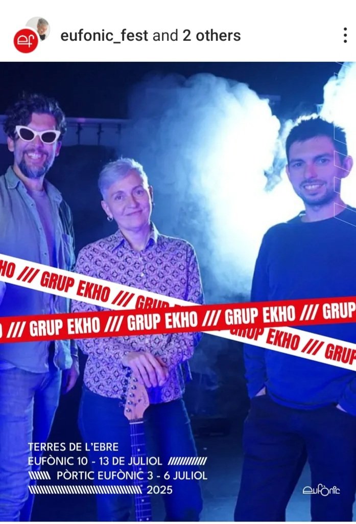 Participarem a <a href="/eufonic_fest/">Eufònic</a>  #Musica #musicaexperimental