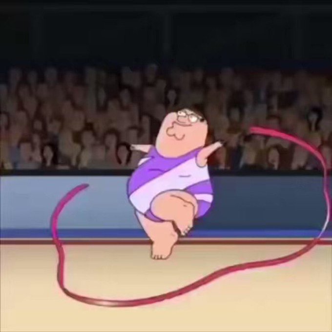 peter wit a ribbon baton
