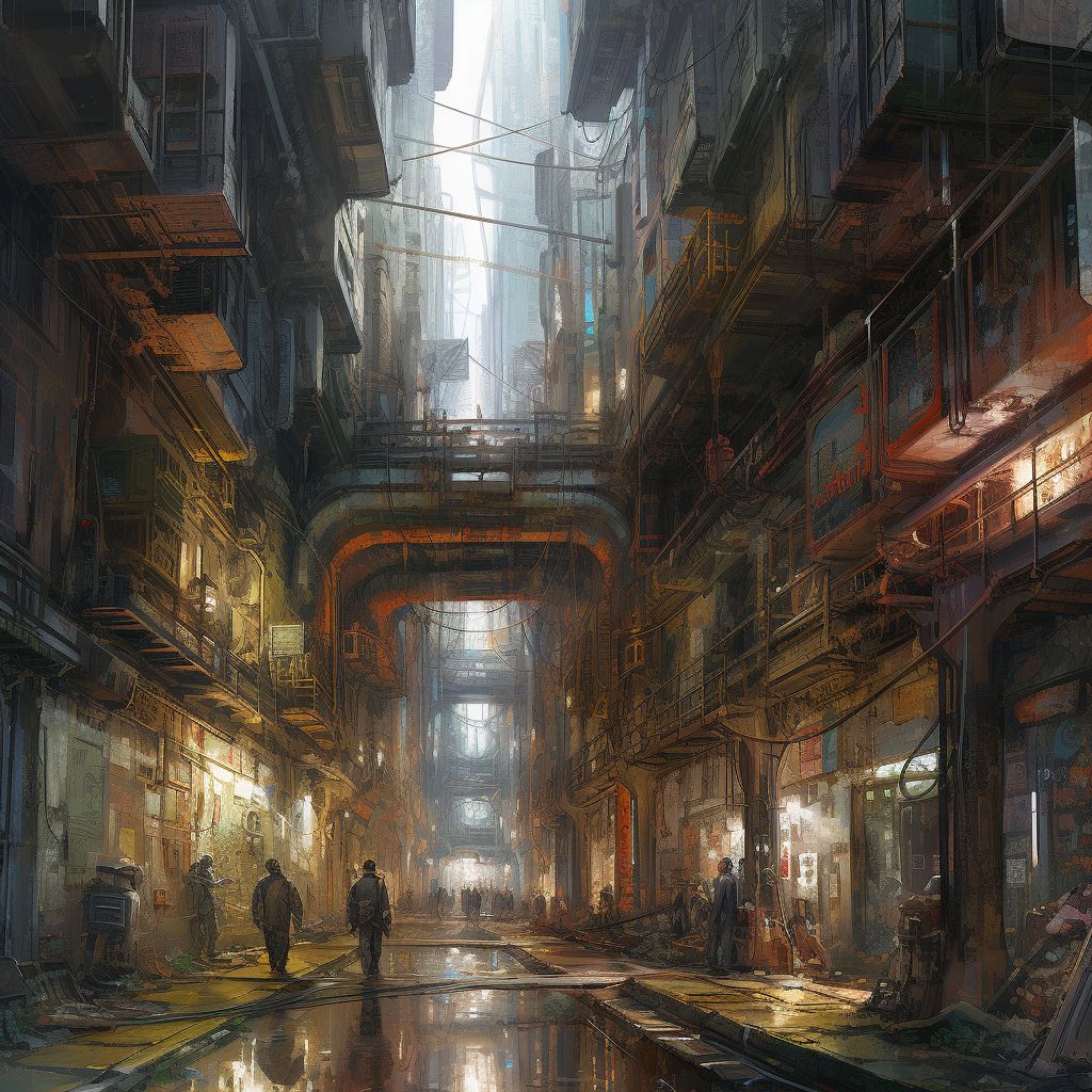ideasss_page's tweet photo. Witness the chaotic energy of futuristic urban settings, where the pace of life is dictated by rapid technological advancements and the relentless pursuit of progress. These scenes are characterized by their densely packed structures, labyrinthine alleyways, and the constant... https://t.co/ABqIKWrLYA