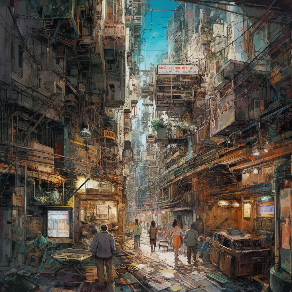 ideasss_page's tweet photo. Witness the chaotic energy of futuristic urban settings, where the pace of life is dictated by rapid technological advancements and the relentless pursuit of progress. These scenes are characterized by their densely packed structures, labyrinthine alleyways, and the constant... https://t.co/ABqIKWrLYA