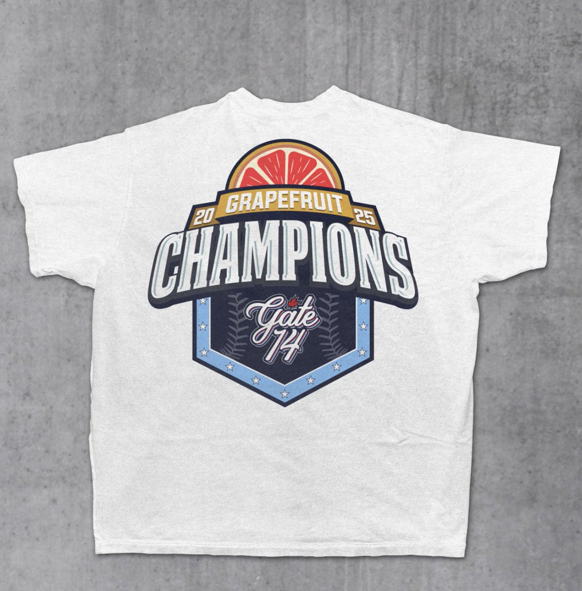 Biggest weekend of our lives. Blue Jays win the Golden Grapefruit we drop these on Monday. 

Gate14.ca