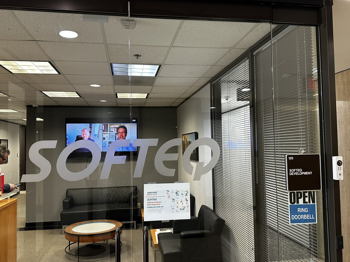 Softeq's tweet image. Team Softeq is excited to participate in #ArduinoDays for the first time as an official @Arduino partner!
#ArduinoDays2025 #Arduino #LunchAndLearn #IoT #EmbeddedSystems #Robotics #Prototyping #OpenSource