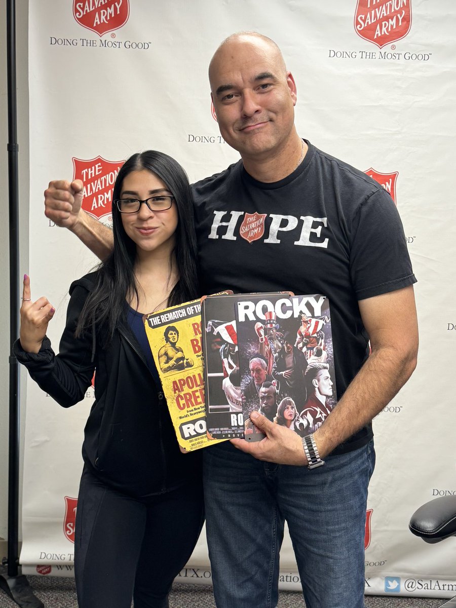 BradMayhar's tweet photo. Thank you to my friends @ragingvibez @MzBelle49 for stopping by today and surprising me with these new signs for my Rocky collection. Catch Ki in action this weekend at the @Hybridsow #hybridexperience show on Saturday and the @rcwforever show at Von Erich Ranch on Sunday. https://t.co/l9LwboKrSC