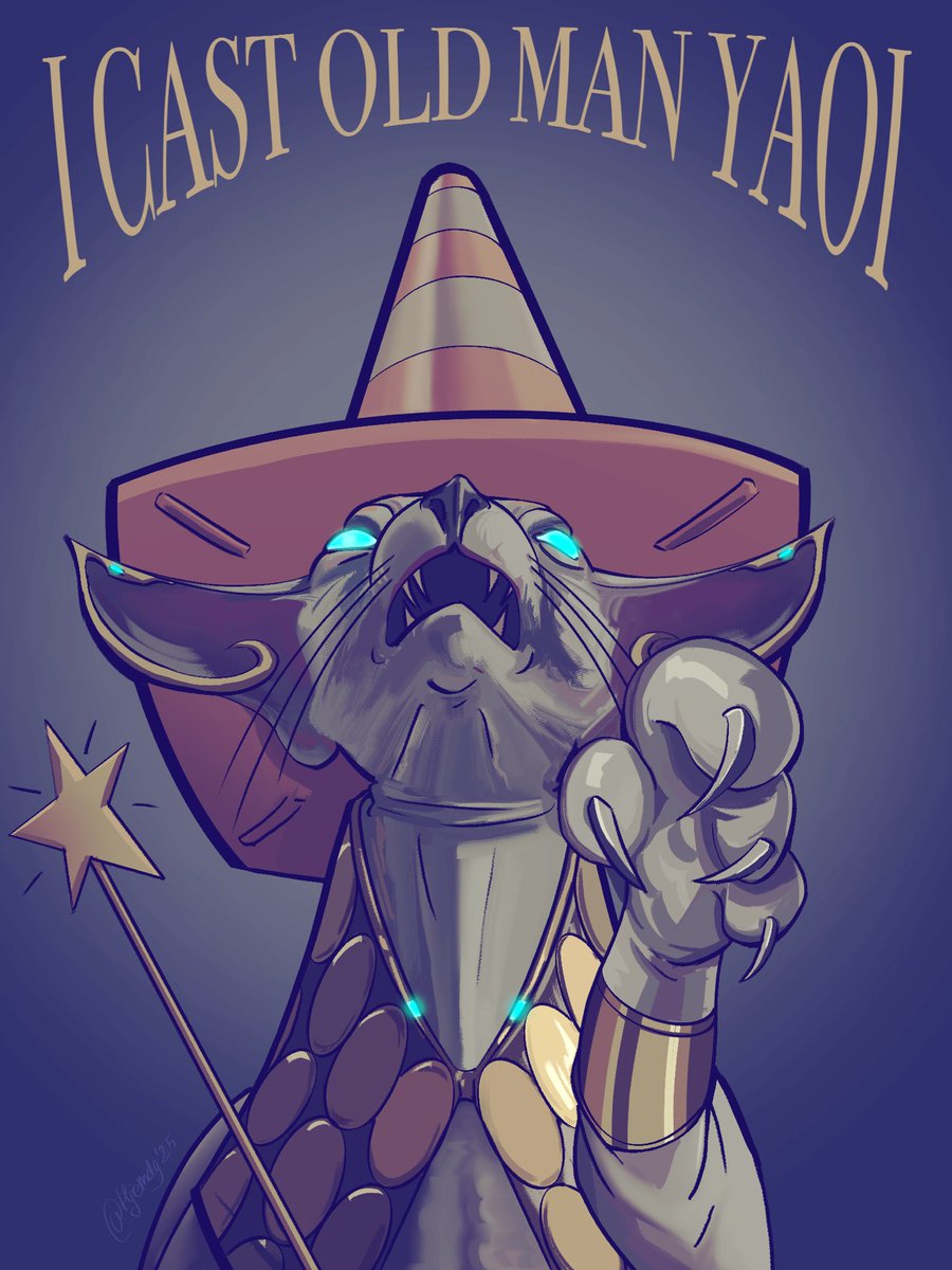 Hjemdg's tweet photo. It's a little know fact, but if you give Kalymos the traffic cone she's able to join the Fables &amp; Frontiers campaign as a wizard! #warframefanart https://t.co/wPQHzkII4r