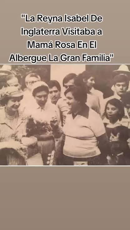 LOCULTODELMUND's tweet photo. En esa misma visita a México, se afirma que la reina Isabel II acudió a conocer el albergue de niños “La Gran Familia”, en el municipio de Zamora, el cual era dirigido por Rosa Verduzco Verduzco, conocida como ‘Mamá Rosa’. https://t.co/y5DVVzYkYg