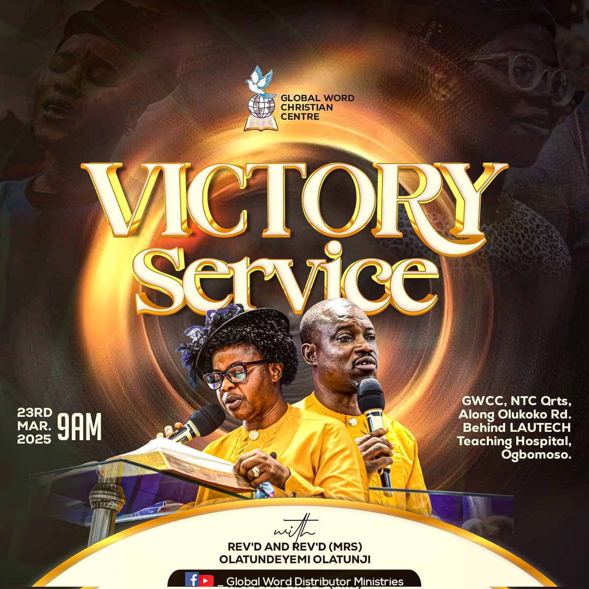 glwdim's tweet photo. Join us this Sunday for a Victory Service, where we encounter the power, glory, and divine presence of God. The battles you’ve been fighting are already won because the Lord fights for you and gives you victory!🔥

Come expectant, come in faith, and don’t come alone. https://t.co/1T5gXnxcia