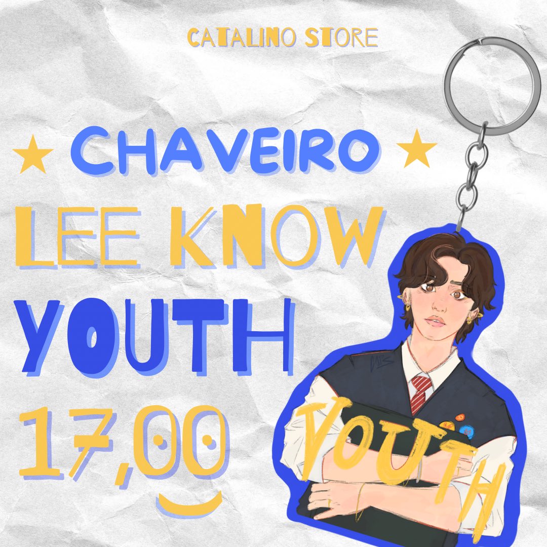 catalino_store's tweet photo. CHAVEIRO Lee Know YOUTH disponível no formulário! 📚🎤🐰

🖇️ https://t.co/Ra0zQuDRf2…

#LeeBit #dominATE_BRazil #Skz #LeeKnow https://t.co/pe0k8dr6Iz