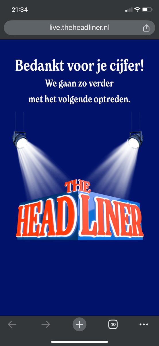 Bowien01x's tweet photo. Wel kunnen stemmen, maar of het telt? Dat is een tweede  #theheadliner https://t.co/JSTmOO7Gnd