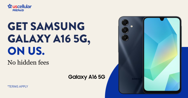 EUscellular's tweet photo. No price hikes or slower networks here. Get Samsung Galaxy A16 5G on us and enjoy our 5G network today. Terms apply. #usccemp https://t.co/yUlj8Kzphn https://t.co/DPQVmTq1dK