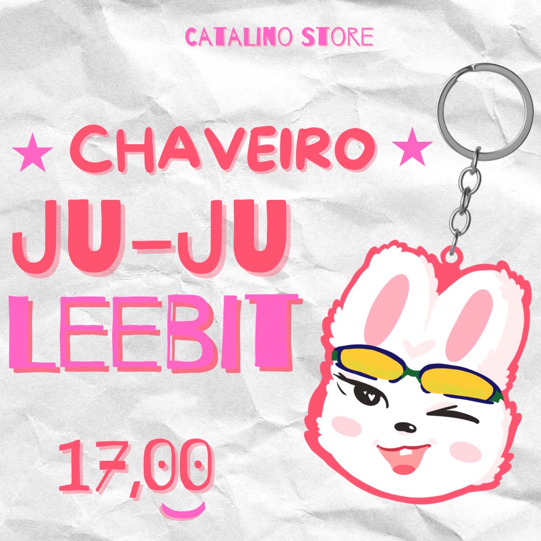 catalino_store's tweet photo. CHAVEIRO JU-JU Leebit disponível no formulário! ✨🐰

🖇️ https://t.co/Kb9cUFQOR4

#LeeBit #dominATE_BRazil #Skz #LeeKnow https://t.co/3W9YpekJjt