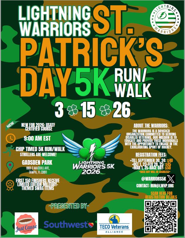 warriors5k's tweet photo. 4th Annual Lighting Warriors St. Patrick's Day 5k - Join us on March 15, 2026: https://t.co/45dEE9emUs https://t.co/06si7BrydZ