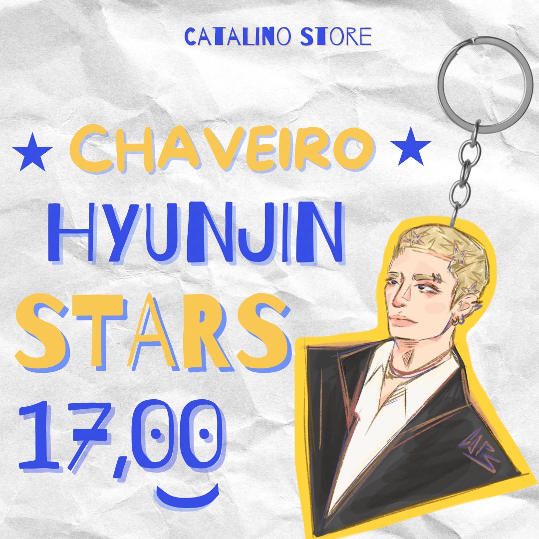 catalino_store's tweet photo. CHAVEIRO Hyunjin STARS disponível no formulário! 🌟🥟

🖇️ https://t.co/Ra0zQuEp4A…

#Jiniret #dominATE_BRazil #Skz #Hyunjin https://t.co/V9b0IVZ2oJ