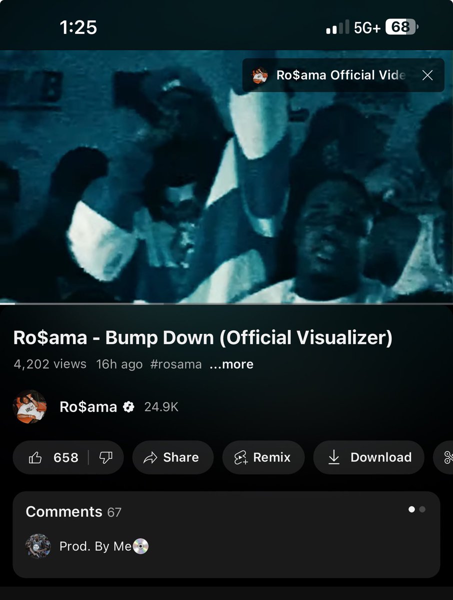 IAmSirSwavey's tweet photo. Bump Down OUT NOW , Streaming On ALL PLATFORMS !

Lyric Visualizer On YouTube !

… IDuuIdt … https://t.co/yl9uSIyFRo
