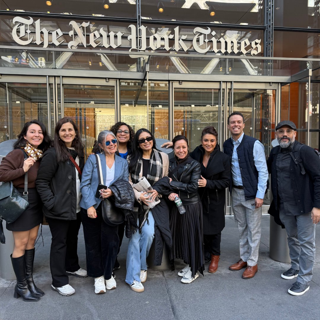 This next generation of news executives and entrepreneurial leaders also visited the <a href="/nytimes/">The New York Times</a> to connect with industry leaders. 

Now in its second year, the <a href="/NAHJ/">NAHJ</a> ¡Presente! Program is dedicated to elevating diverse voices into senior newsroom roles.