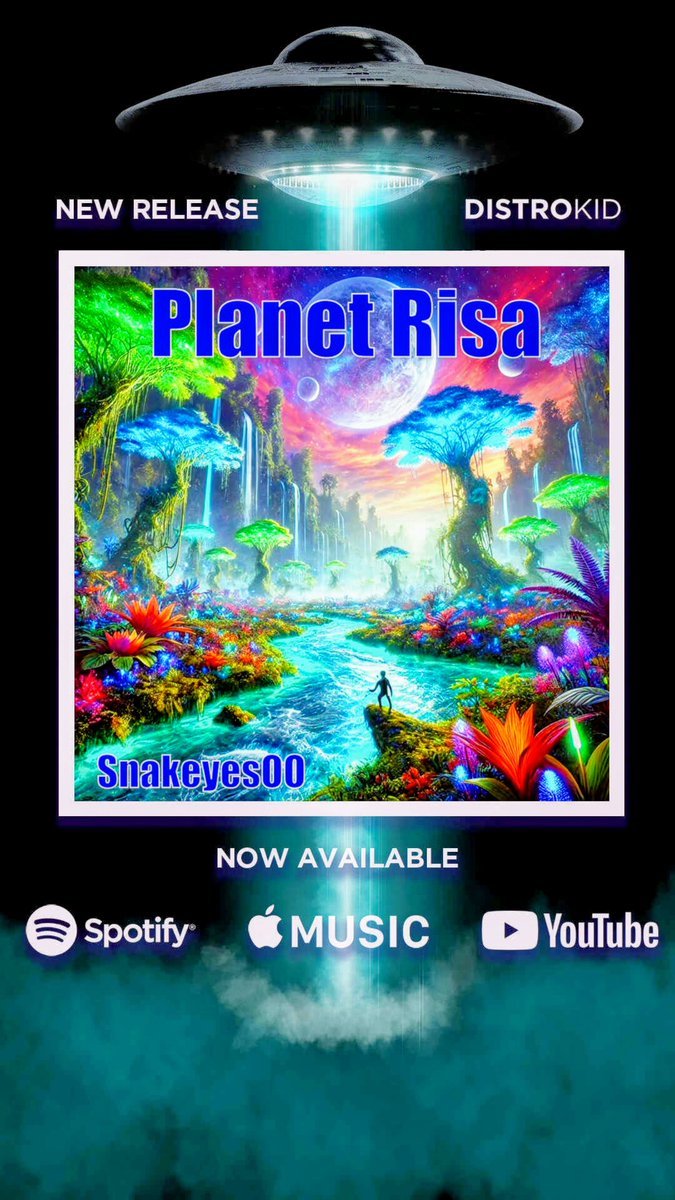 Snakeyes_OO's tweet photo. #PlanetRisaEP now transmitting.  Establish comm link to enjoy the 3-part journey.  Unmastered versions are always available on @YouTube https://t.co/ofVkUy9Tns #SnakeyesOO #EDM #TheMainframe https://t.co/SgZo28887W