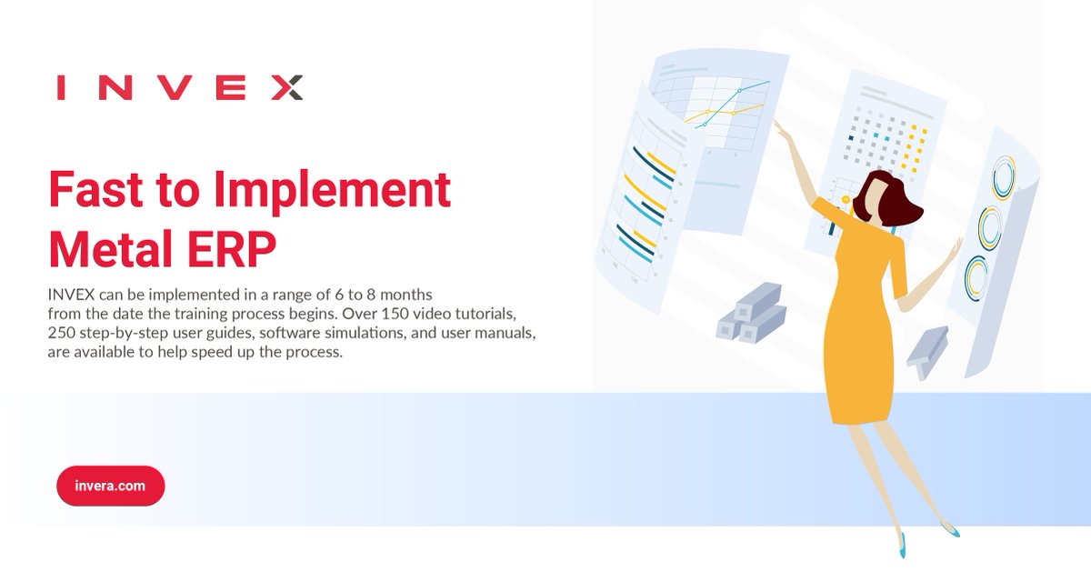 🔩Metal at its Core – That’s INVEX!

The only cloud-based ERP designed for the metal industry—combining advanced inventory, order management &amp; e-commerce in one powerful solution.

📉 Reduce lead times
🚀 Increase efficiency
📊 Make data-driven decisions
invera.com/invex/