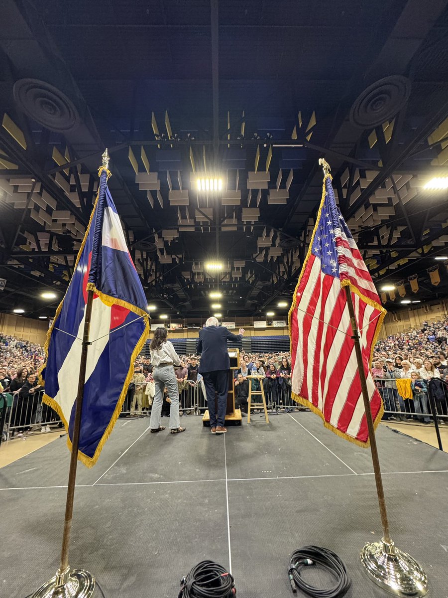 Greeley has a population of 108,000.

11,300 of those Coloradans joined our town hall this afternoon.

Now, onto Denver!