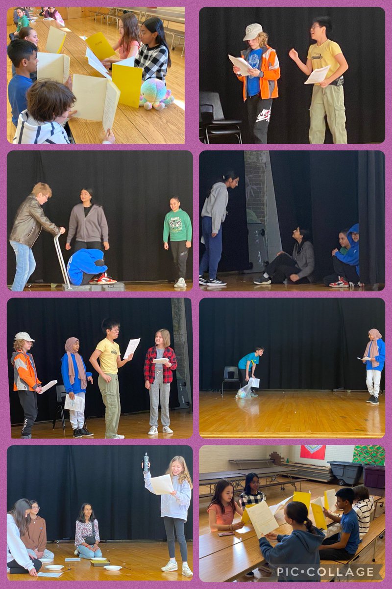 6/7EF presenting their Elements of Drama Plays, which had to include clear genres, monologues, soliloquies, aside, and of course, dialogue. <a href="/GABrownMS_TDSB/">Gordon A Brown MS</a>