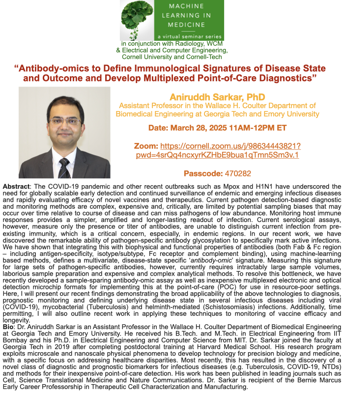 Machine Learning in Medicine Webinar tweet media