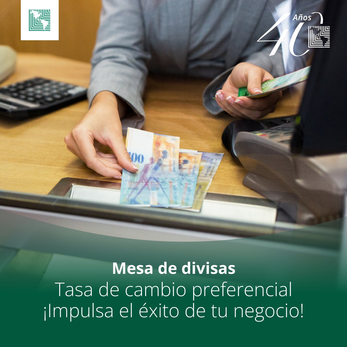 Maximice el rendimiento de su empresa con tasas preferenciales en LAFISE Guatemala. 💡

✔ Condiciones competitivas en cambio de divisas
✔ Asesoría experta para su crecimiento

📈 ¡Cada transacción en una oportunidad de crecimiento!

#LAFISE40Años  #SolucionesSinFronteras