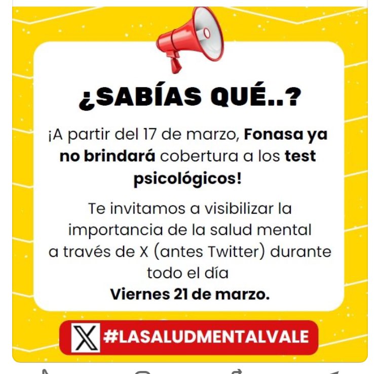 sylviandrefa's tweet photo. #LASALUDMENTALVALE
Una burla la nueva normativa de Fonasa, tanto para nosotros como psicólogos y para todos aquellos que requieren nuestra atención profesional! https://t.co/B71VOVBq2b